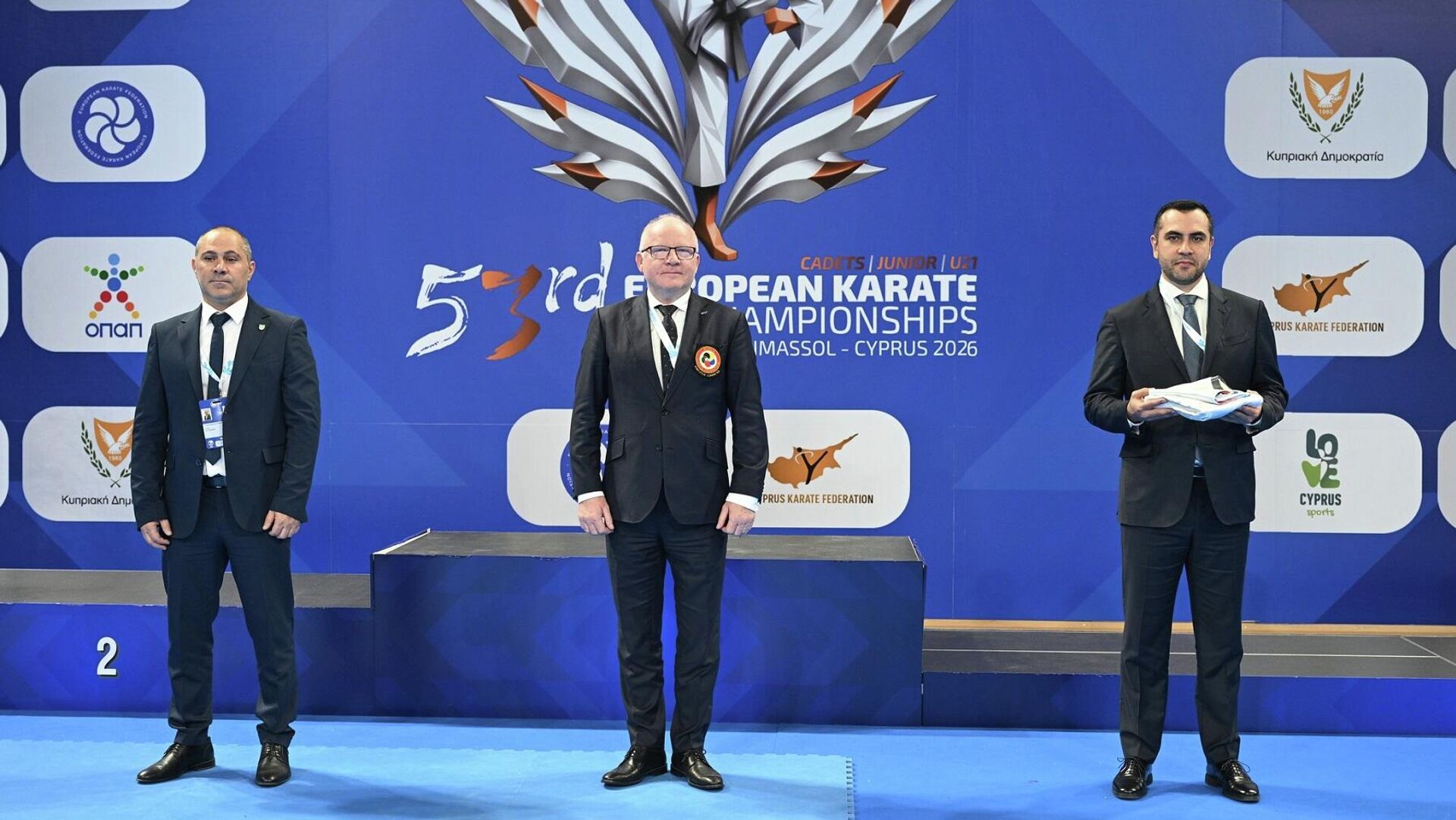 Եվրոպայի մինչև 21 տարեկանների կարատեի 53-րդ առաջնության փակման արարողության ժամանակ Եվրոպայի մինչև 21 տարեկանների կարատեի 53-րդ առաջնության փակման արարողության ժամանակ - Sputnik Արմենիա, 1920, 13.02.2026