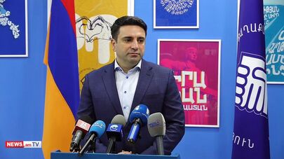 Ален Симонян отвечает на вопросы журналистов (14 февраля 2026). Еревaн