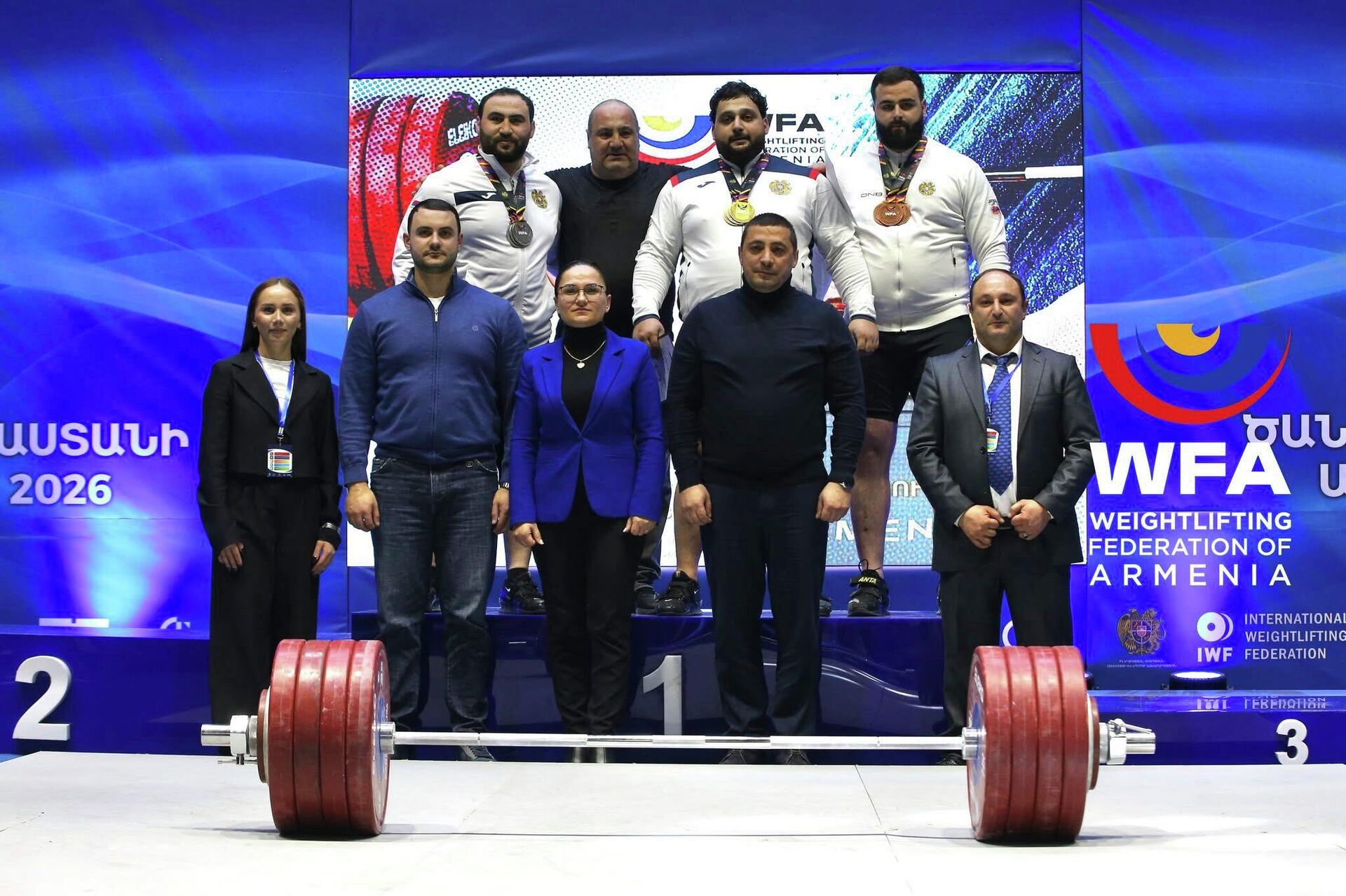 Вараздат Лалаян стал чемпионом Армении по тяжелой атлетике в мужской весовой категории +110 кг (15 февраля 2026). Еревaн - Sputnik Արմենիա, 1920, 15.02.2026