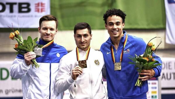 Артур Аветисян стал победителем первого этапа Кубка мира по спортивной гимнастике - Sputnik Армения