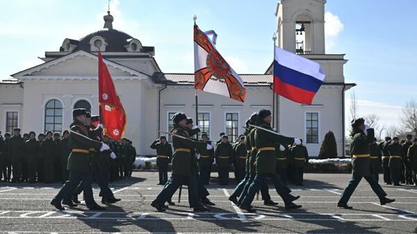 Փետրվարի 23-ը-ը ՌԴ ԶՈւ 102-րդ ռազմաբազայում նշվել է մարտական շոուով - Sputnik Արմենիա