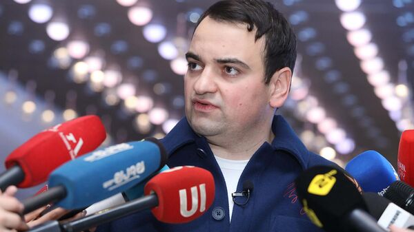 Нарек Карапетян во время брифинга (25 февраля 2026). Еревaн - Sputnik Армения