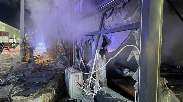 Последствия взрыва газового баллона в городе Шучинске Акмолинской области (27 февраля 2026). Казахстан - Sputnik Армения