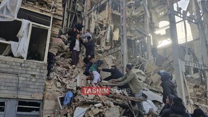 Разрушенные дома на улице Семнан в Тегеране (2 февраля 2026). Иран