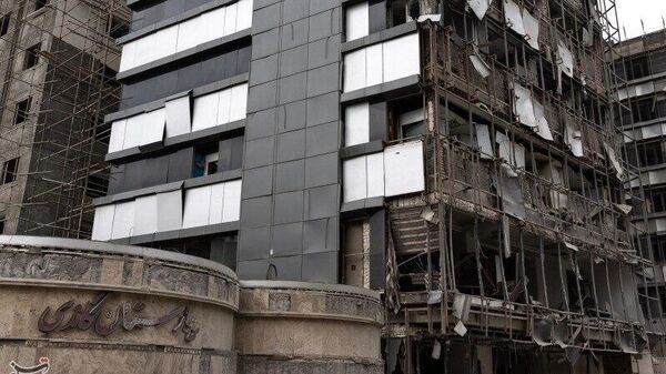 Последствия атак США и Израиля на больницу имени Ганди (2 марта 2026). Тегеран - Sputnik Армения