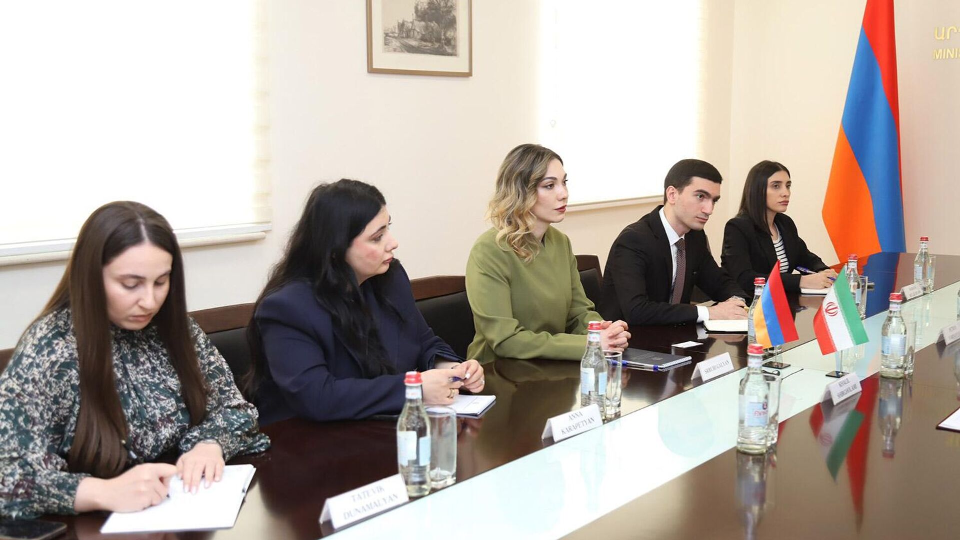 Министр юстиции Сурбуи Галян приняла чрезвычайного и полномочного посла Ирана Халила Ширголами (3 марта 2026). Еревaн - Sputnik Армения, 1920, 03.03.2026