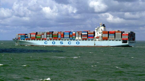 Паром-контейнеровоз COSCO - Sputnik Армения