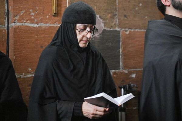 Совместная молитва за арестованных священнослужителей в церкви Святого Акопа села Мргаван (6 марта 2026). Арарат - Sputnik Армения