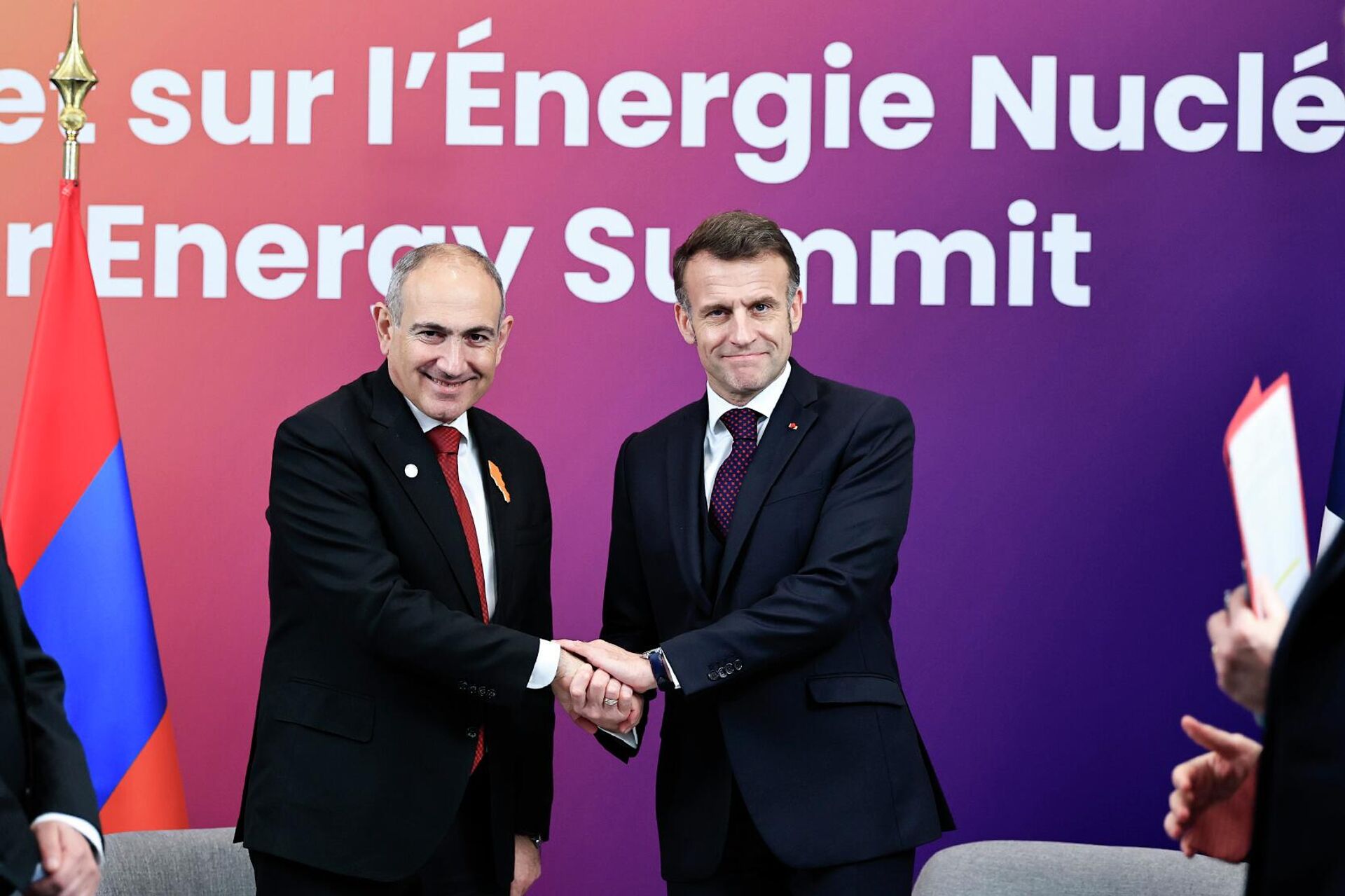 Премьер-министр Никол Пашинян встретился с президентом Франции Эммануэлем Макроном (10 марта 2026). Париж - Sputnik Արմենիա, 1920, 10.03.2026