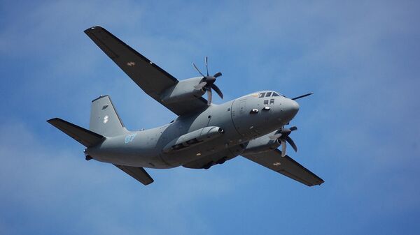 Военно-тактический транспортный самолет ВВС Литвы C-27J Spartan - Sputnik Армения