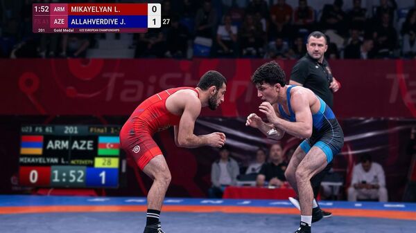 Լևիկ Միքայելյանը Մ-23 ԵԱ եզրափակչում հաղթեց ադրբեջանցի մարզիկին - Sputnik Արմենիա