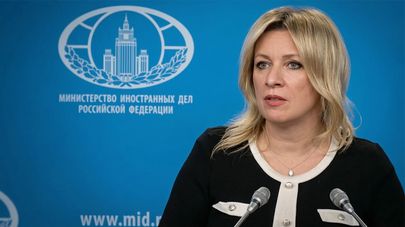 Мария Захарова во время брифинга (12 марта 2026). Москвa