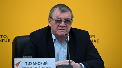 Военный эксперт Александр Тиханский во время видеомоста на тему: "Удастся ли Трампу втянуть Турцию в конфликт с Ираном" (13 марта 2026). Минск