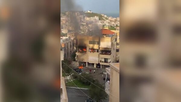Жилой район в Бейруте превратился в руины после израильского удара - Sputnik Армения