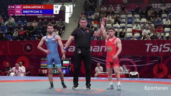 Борец Сурен Агаджанян вышел в полуфинал чемпионата Европы - Sputnik Армения