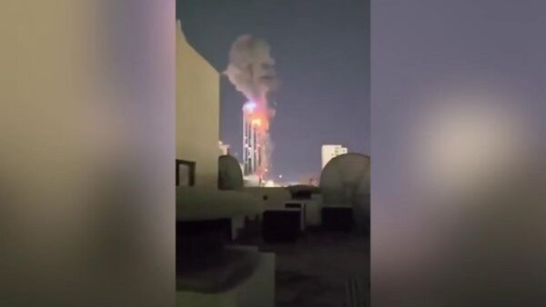 Кадры удара по Citibank в Дубае - Sputnik Армения