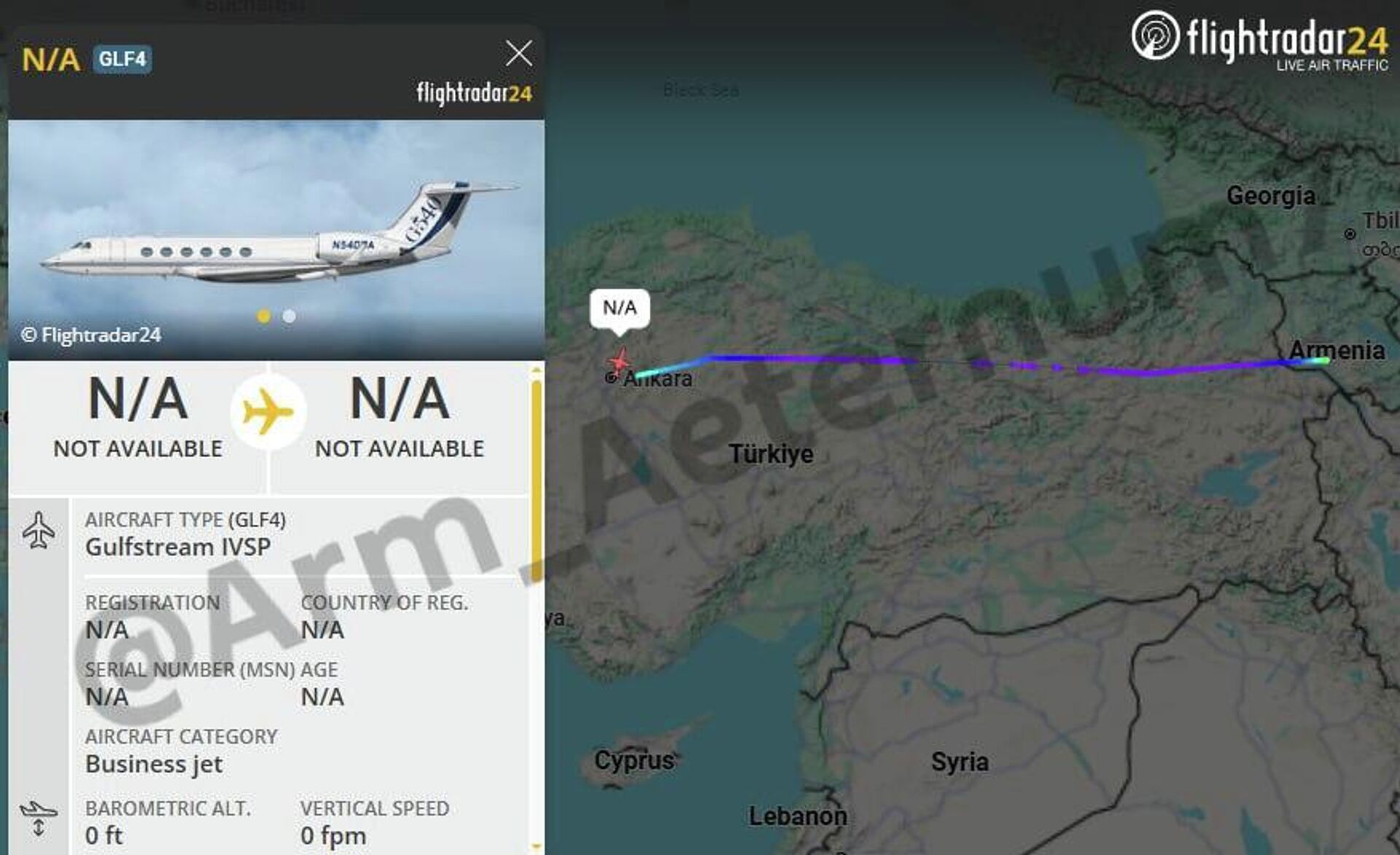 Рейс бизнес-джета Ереван-Анкара - Sputnik Արմենիա, 1920, 24.03.2026