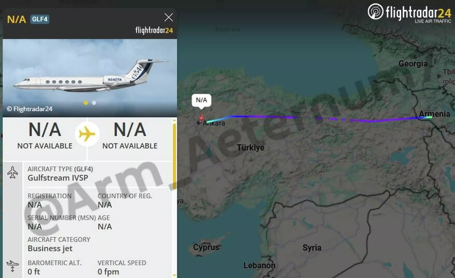 Рейс бизнес-джета Ереван-Анкара - Sputnik Արմենիա, 1920, 24.03.2026
