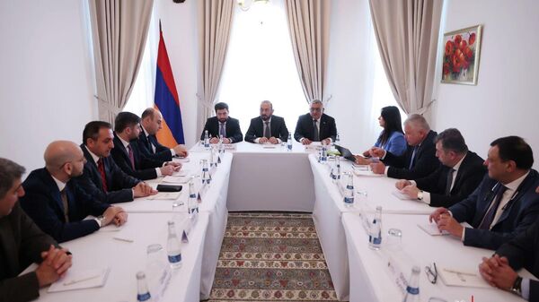 ՀՀ ԱԳ նախարար Արարատ Միրզոյանի հանդիպումը արաբական երկրներում հավատարմագրված ՀՀ դիվանագիտական ներկայացուցչությունների ղեկավարների հետ  - Sputnik Արմենիա