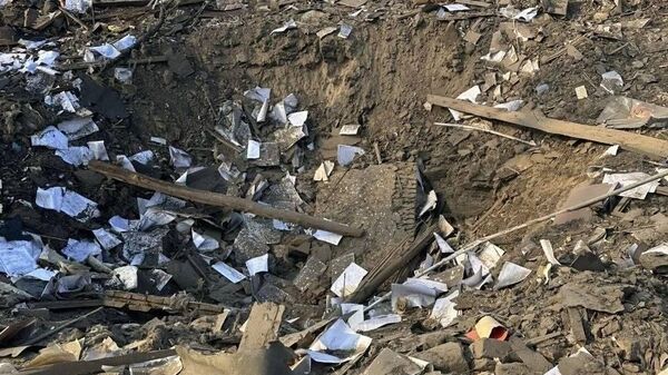 Последствия удара ВСУ по соцобъекту в селе Смородино (21 марта 2026). Белгородская область - Sputnik Армения