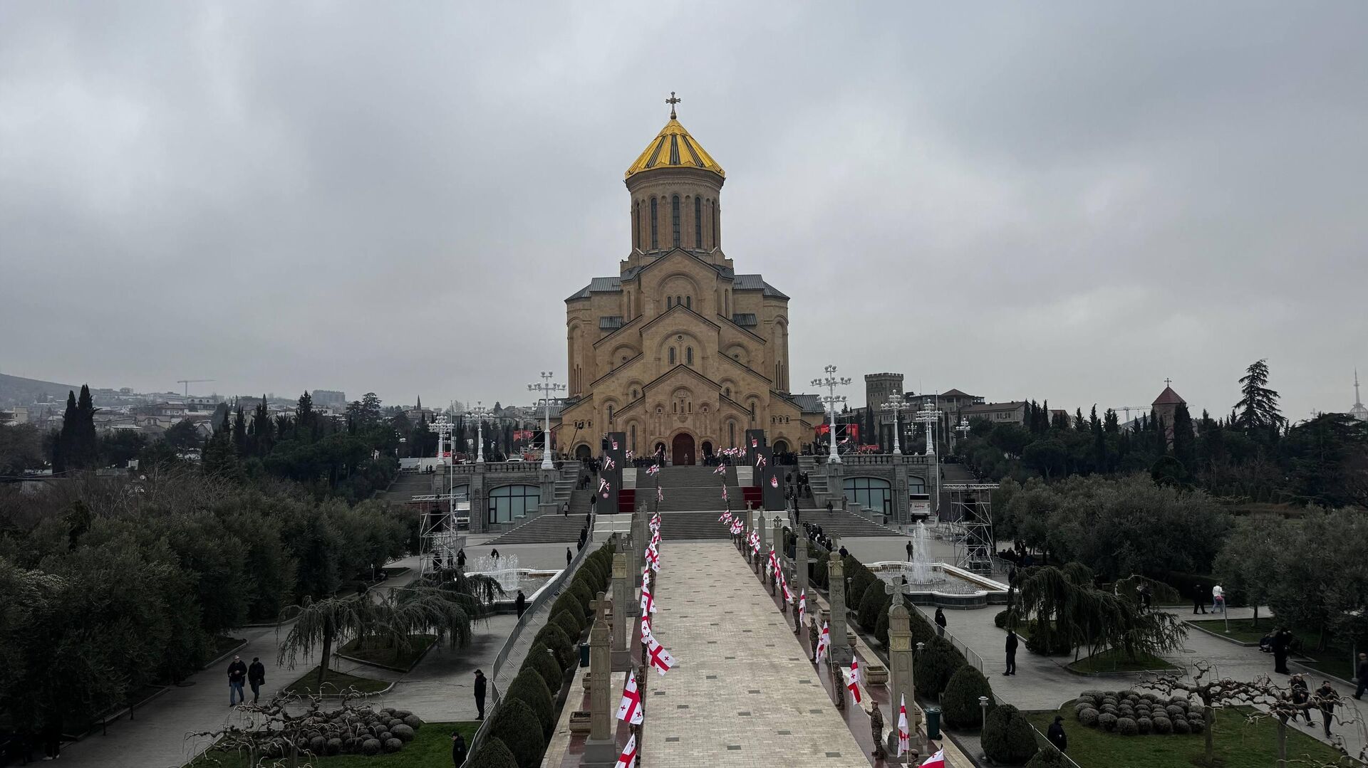 Похороны Католикоса-Патриарха всея Грузии Ильи Второго (22 марта 2026). Тбилиси - Sputnik Армения, 1920, 22.03.2026