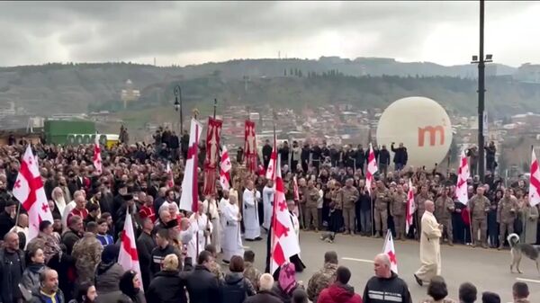 Похороны Католикоса-Патриарха всея Грузии Ильи Второго - Sputnik Армения