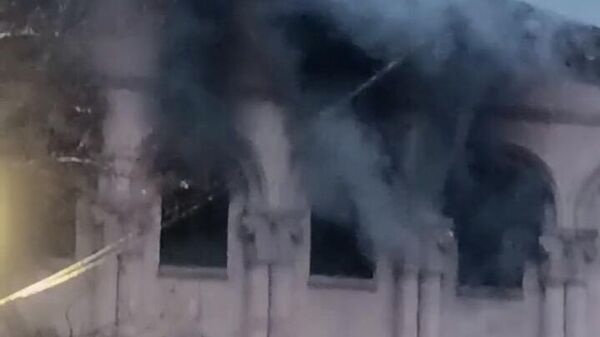 Նոր կադրեր «Կանազ» մշակույթի տան շենքի հրդեհից - Sputnik Արմենիա