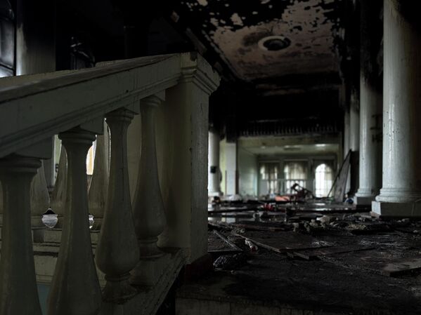 Կրակի ճիրաններում հայտնված աստիճանավանդակները - Sputnik Արմենիա