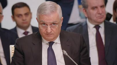 Вице-премьер Армении Мгер Григорян на заседании Евразийского межправительственного совета (27 марта 2026). Шымкент