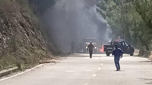 Место, где корреспондент Аль-Маядин Фатима Фтуни и журналист Аль-Манар Али Шоайб погибли в результате израильского авиаудара (28 марта 2026). Ливан - Sputnik Армения