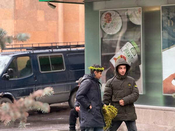 Ծաղկազարդը Երևանի Սուրբ Աստվածածին Կաթողիկե եկեղեցում - Sputnik Արմենիա