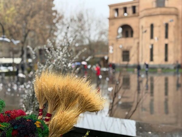 Ծաղկազարդը Երևանի Սուրբ Աստվածածին Կաթողիկե եկեղեցում - Sputnik Արմենիա