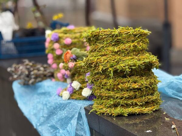 Ծաղկազարդը Երևանի Սուրբ Աստվածածին Կաթողիկե եկեղեցում - Sputnik Արմենիա