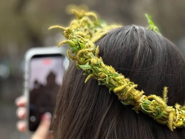 Ծաղկազարդը Երևանի Սուրբ Աստվածածին Կաթողիկե եկեղեցում - Sputnik Արմենիա