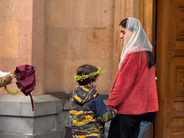 Ծաղկազարդը Երևանի Սուրբ Աստվածածին Կաթողիկե եկեղեցում - Sputnik Արմենիա