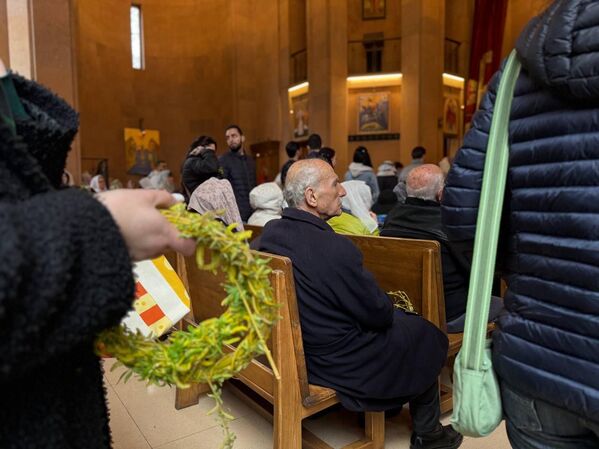 Ծաղկազարդը Երևանի Սուրբ Աստվածածին Կաթողիկե եկեղեցում - Sputnik Արմենիա