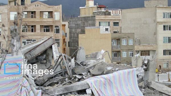 Последствия американо-израильской атаки в Занджане (28 марта 2026). Иран - Sputnik Армения