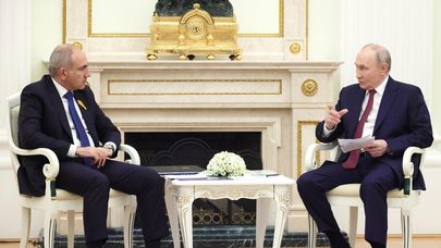 Встреча премьер-министра Никола Пашиняна с президентом РФ Владимиром Путиным (1 апреля 2026). Москвa
