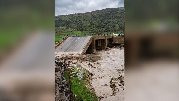 В Азербайджане селевые потоки сносят инфраструктуру - Sputnik Արմենիա