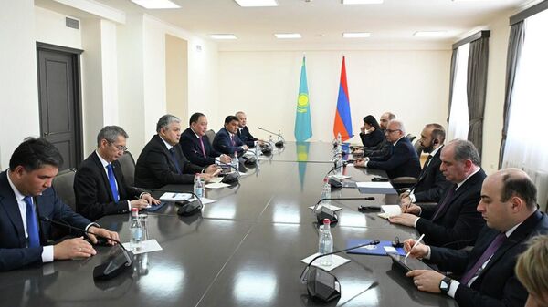 Հայաստանի և Ղազախստանի ԱԳ նախարարների հանդիպումը - Sputnik Արմենիա