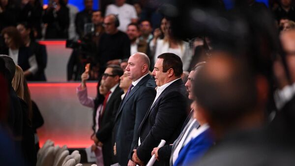 Գագիկ Ծառուկյանը ԲՀԿ-ի համագումարի և «Առաջարկ Հայաստանին» ծրագրի շնորհանդեսի ժամանակ - Sputnik Արմենիա