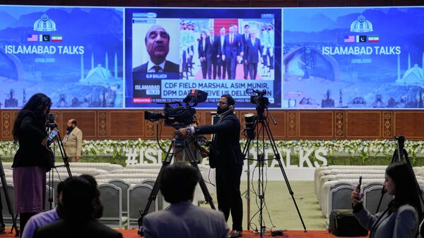 ԶԼՄ-ների ներկայացուցիչներն աշխատում են ամերիկա-իրանական բանակցությունները լուսաբանելու համար ստեղծված մեդիակենտրոնում - Sputnik Արմենիա