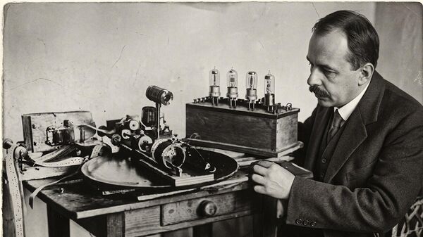 Реконструированная с помощью ИИ фотография Ованнеса Адамяна - Sputnik Армения