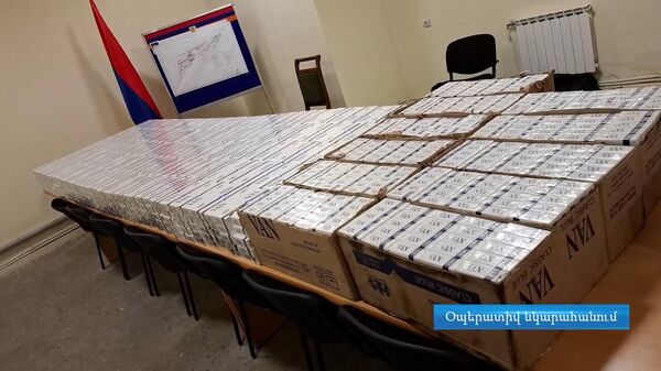 «Ագարակ» պետական անցման կետում կանխվել է ծխախոտի խոշոր խմբաքանակի ներմուծման փորձը - Sputnik Արմենիա