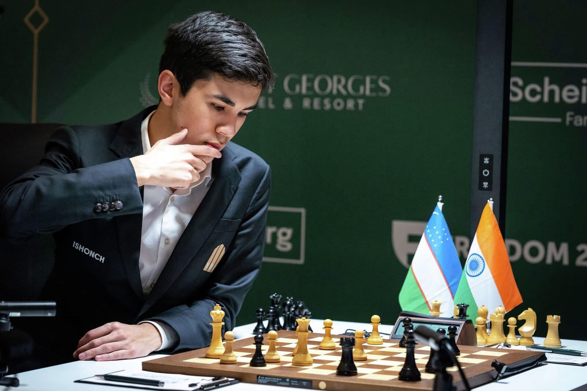 Узбекский шахматист Джавахир Синдаров - Sputnik Արմենիա, 1920, 16.04.2026