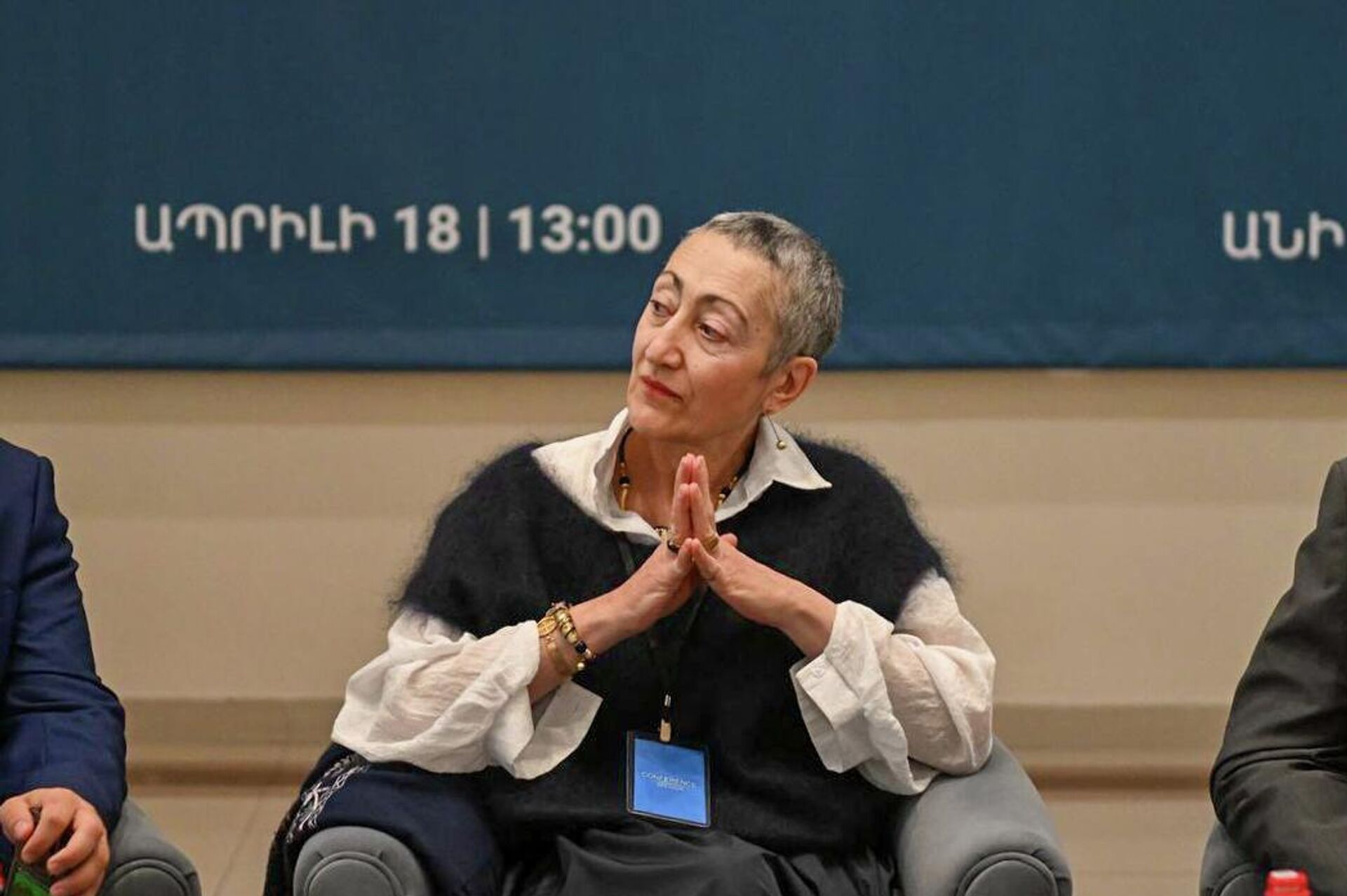 Политолог, востоковед-иранист Каринэ Геворгян на конференции Геополитические риски, сценарии развития Южного Кавказа и влияние конфликта на Ближнем Востоке (18 апреля 2026). Еревaн - Sputnik Армения, 1920, 18.04.2026