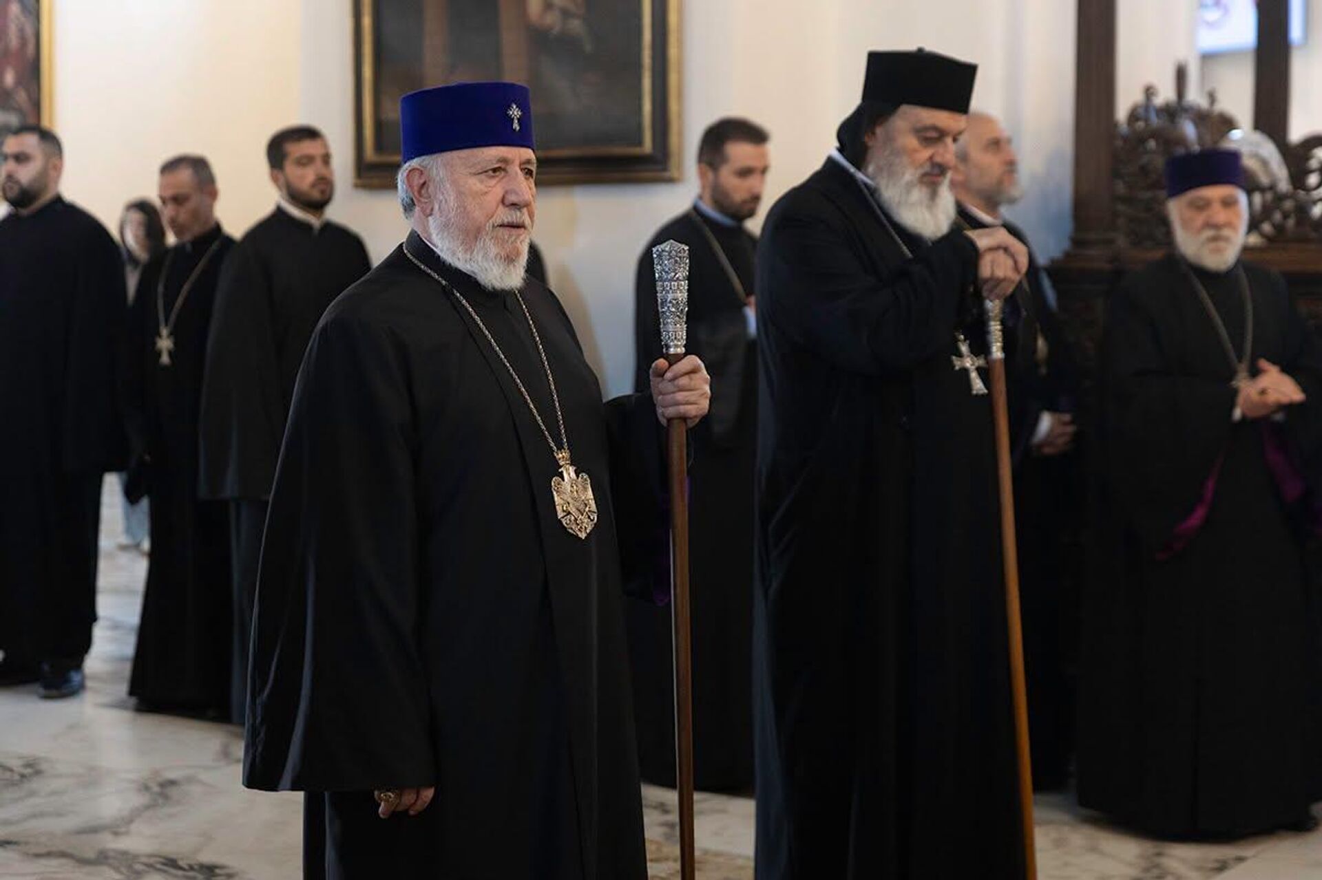 Глава Сирийской Ортодоксальной церкви патриарх Антиохийский и всего Востока Мар Игнатий Ефрем II прибыл в Армению (21 апреля 2026). Эчмиадзин - Sputnik Армения, 1920, 21.04.2026