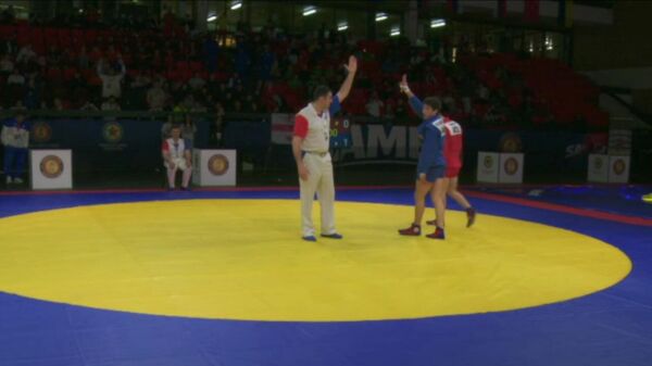 Мгер Оганян (71 кг) стал чемпионом Европы по самбо среди молодежи в Нови-Саде, Сербия - Sputnik Արմենիա