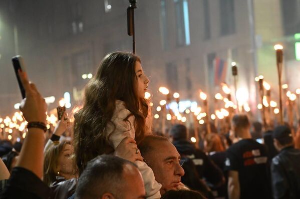 «Ջահերով երթն» անցնում է Երևանի կենտրոնական փողոցներով - Sputnik Արմենիա