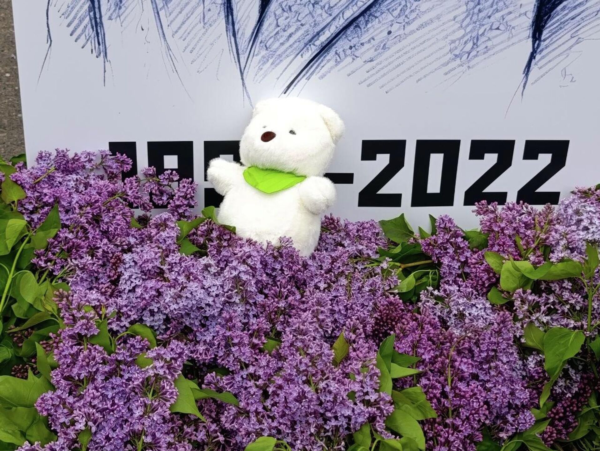 Граждане приносят цветы к месту гибели Соны Мнацаканян на перекрестке улиц Лео - Пароняна (26 апреля 2026). Еревaн - Sputnik Արմենիա, 1920, 26.04.2026